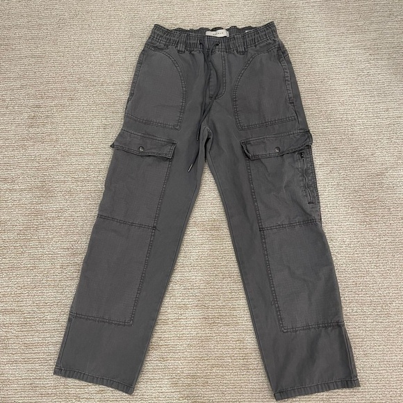 PacSun Other - PacSun Grey Baggy Cargos Elastic Waist Jean  Size XS